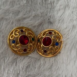 Vintage clip on earrings